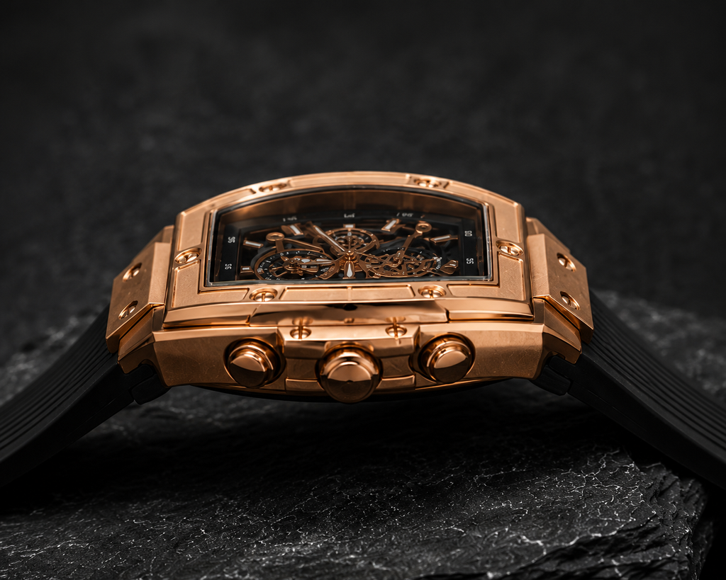 Eagle - Rose Gold Skeleton Watch