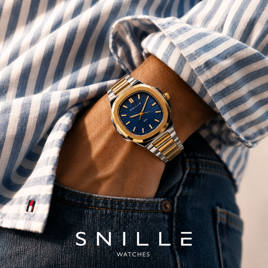 SNILLE Slim Watch - Blue Dial Luxury Watch for Men