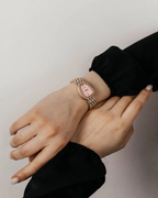 Promise Blush Oval - Diamond Luxury Watch for Women