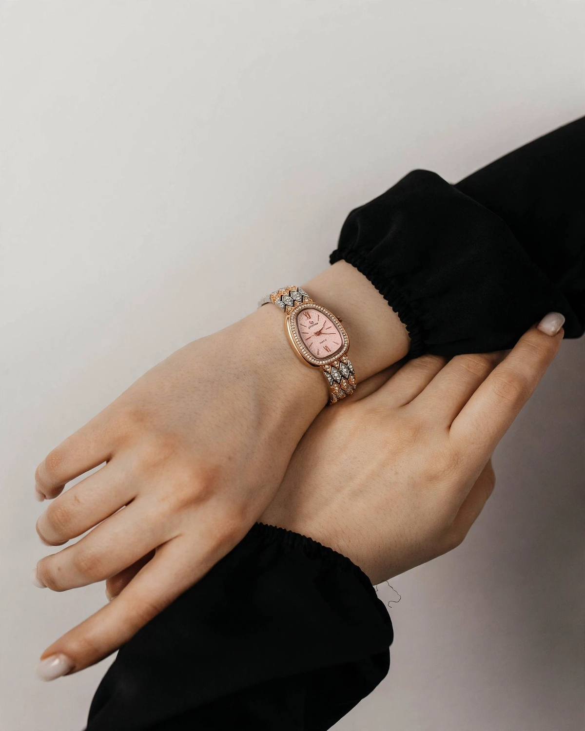 Promise Blush Oval - Diamond Luxury Watch for Women