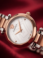 Versace Women's Two-Tone Rose Gold Watch