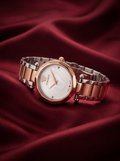 Versace Women's Two-Tone Rose Gold Watch