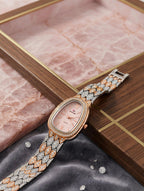 Promise Blush Oval - Diamond Luxury Watch for Women