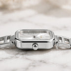 TOMI Women's Silver Minimalist Bracelet Watch
