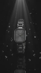 TOMI Women's Silver Minimalist Bracelet Watch