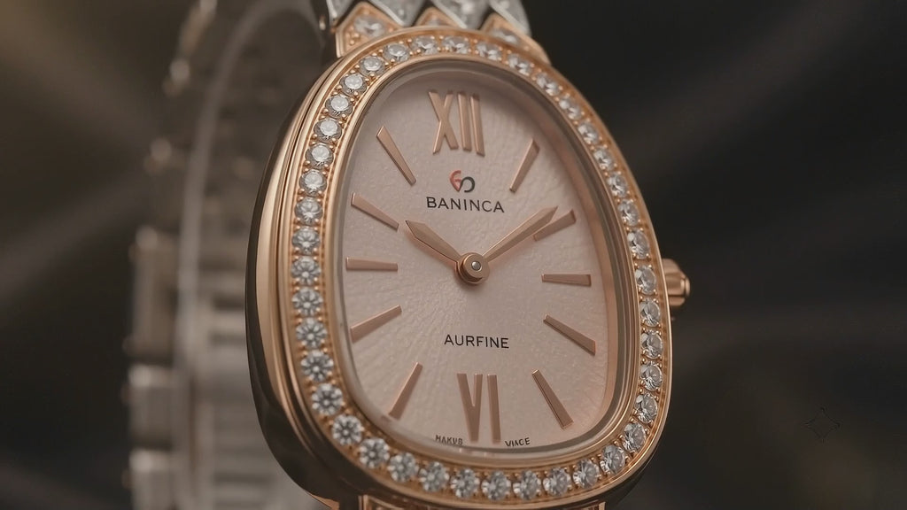 Promise Blush Oval - Diamond Luxury Watch for Women